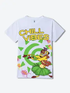 YK Disney Boys Graphic Printed Round Neck Regular Fit Cotton T-shirt
