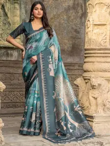 Mitera Warli Silk Cotton Designer Sungudi Saree