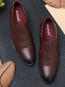 ARAMISH Men Leather Formal Slip-Ons