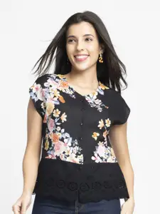 SHAYE Women Relaxed Floral Opaque Printed Casual Shirt