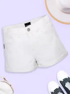 KiddoPanti Girls Denim Denim Shorts