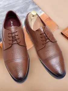 ARAMISH Men Leather Formal Oxfords