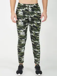 GOTO Men Printed Mid Rise Track Pants