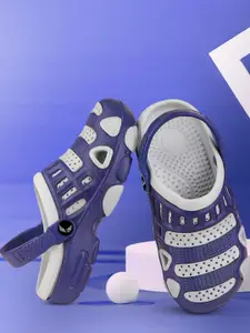 BERSACHE Boys Self-Design Clogs