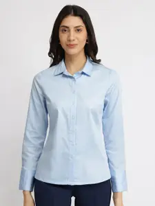 FableStreet Women Comfort Slim Fit Opaque Formal Shirt