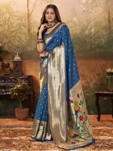Mitera Woven Design Zari Paithani Saree