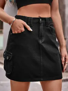 StyleCast Denim Pencil Skirt