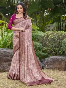 Anouk Ethnic Motifs Zari Sungudi Saree