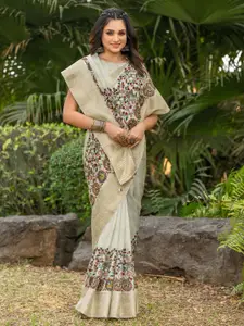Anouk Kalamkari Zari Sungudi Saree