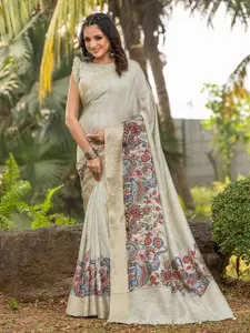 Anouk Kalamkari Zari Sungudi Saree