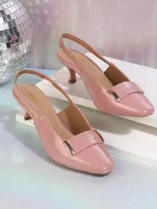 Mochi Kitten Pumps with Buckles