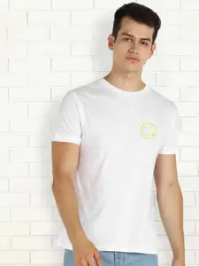 Moda Rapido Men Graphic Printed Round Neck Cotton Slim Fit T-shirt