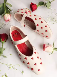 THE WHITE POLE Women Block Heels Mule Bellies Sandal