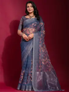 Saree mall Woven Design Floral Zari Sarees
