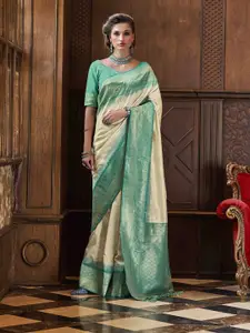 Mitera Woven Design Zari Handloom Saree
