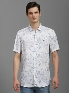 Louis Philippe Jeans Men Slim Fit Floral Opaque Printed Casual Shirt