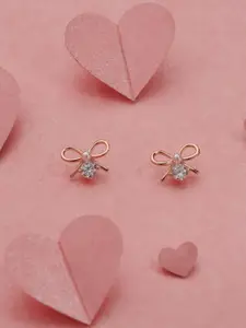 Gargi by P. N. Gadgil & Sons 92.5 Sterling Silver Artificial Stones Contemporary Studs