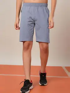 Technosport Boys Colorblock Regular Fit Sports Shorts with 4 Way Crispy