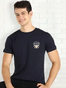 Moda Rapido Men Graphic Printed Round Neck Cotton Slim Fit T-shirt