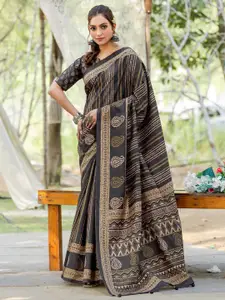 Saree mall Paisley Silk Blend Sarees