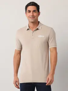 U.S. Polo Assn. Denim Co. Men Solid Polo Collar Slim Fit T-shirt