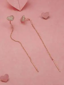 Gargi by P. N. Gadgil & Sons 92.5 Sterling Silver Contemporary Drop Earrings