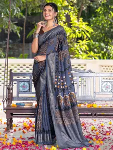 Saree mall Ethnic Motifs Sungudi Sarees