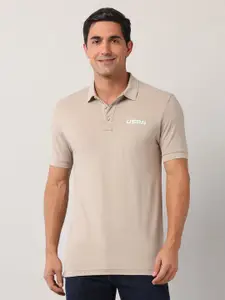 U.S. Polo Assn. Denim Co. Men Solid Polo Collar Slim Fit T-shirt