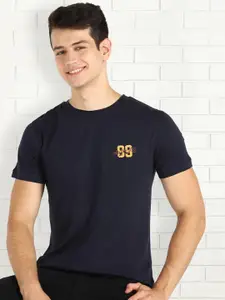 Moda Rapido Men Typography Printed Round Neck Cotton Slim Fit T-shirt