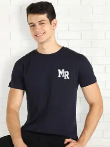 Moda Rapido Men Typography Printed Round Neck Cotton Slim Fit T-shirt