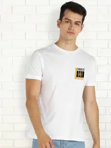 Moda Rapido Men Typography Printed Round Neck Cotton Slim Fit T-shirt