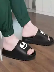 LNT FASHION Men Printed Sliders