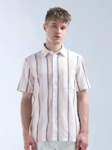 Flying Machine Men Classic Opaque Striped Casual Shirt