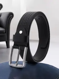Metronaut Men Textured Leather Formal Belt