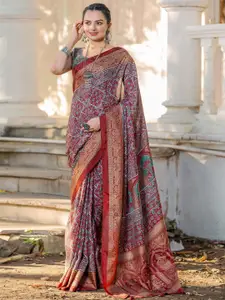 Saree mall Ethnic Motifs Sungudi Sarees