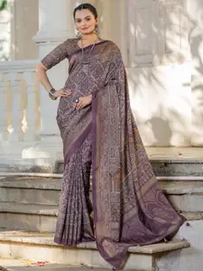 Saree mall Ethnic Motifs Sungudi Sarees