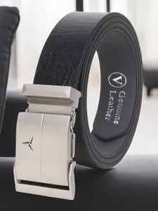 Metronaut Men Textured Leather Formal Belt