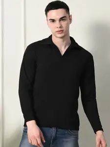 Moda Rapido Men Solid Polo Collar T-shirt