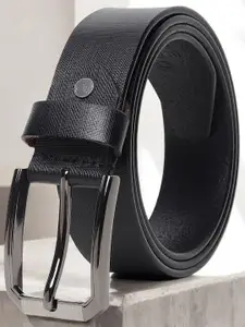 Metronaut Men Textured Leather Formal Belt