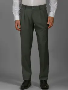 Louis Philippe Men Pleated Trousers
