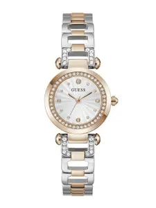 GUESS Women Embellished Analogue Watch GW0869L2