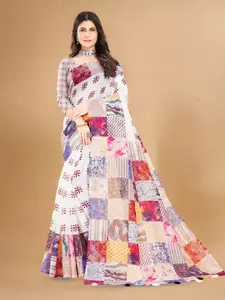 Anouk Floral Printed Saree