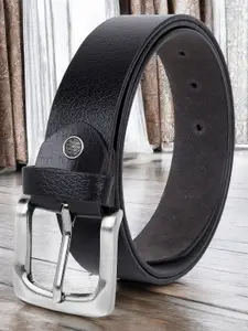 Metronaut Men Textured Leather Formal Belt