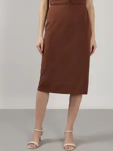 VERO MODA Straight High Rise Midi Skirt