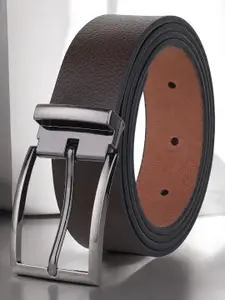 Metronaut Men Textured Leather Belt