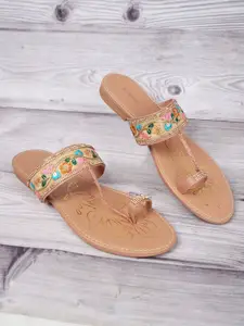 Anouk Women Embellished One Toe Flats