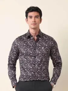 U.S. Polo Assn. Men Classic Tailored Fit Floral Opaque Printed Formal Shirt