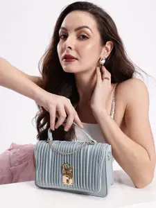 DressBerry Textured Structured Satchel