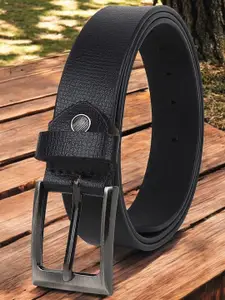 Metronaut Men Textured Leather Formal Belt