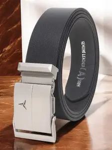 Metronaut Men Textured Leather Formal Belt